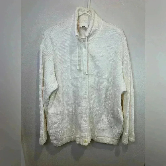 The Produce Company‎ Women’s Vintage Long Sleeves Button Pockets Jacket Size L - Picture 1 of 8